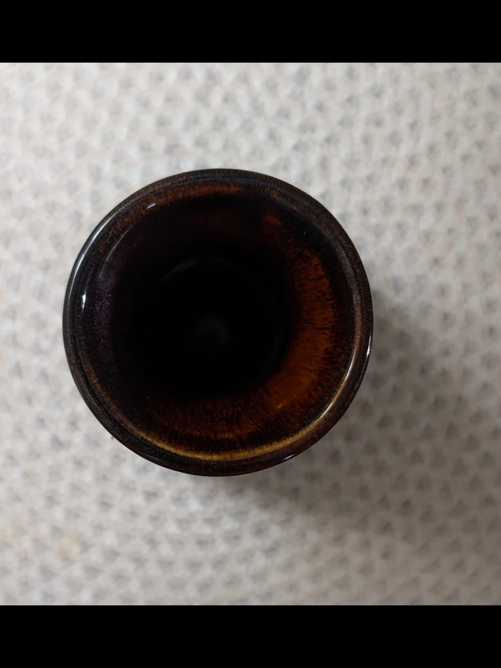 Small Retro Brown Drip Pottery Vase – Grandmillennial Home Accent